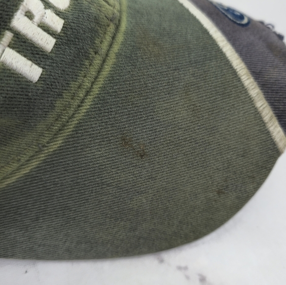 Ford Hat Mens Gray Trucks Adjustable Strapback Dad Cap Baseball Destroyed - Picture 8 of 8